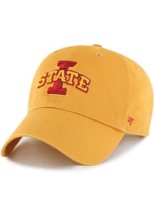 47 Iowa State Cyclones Clean Up Adjustable Hat - Gold