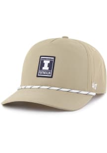 47 Illinois Fighting Illini Cozumel Hitch Adjustable Hat - Tan