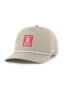 47 Ohio State Buckeyes Cozumel Hitch Adjustable Hat - Tan