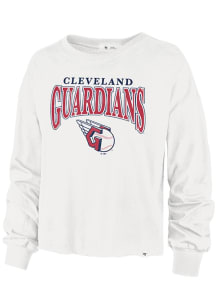 47 Cleveland Guardians Womens Tan Parkway LS Tee