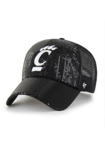 47 Cincinnati Bearcats Black Dazzle Mesh Womens Adjustable Hat