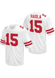 Dylan Raiola  Original Retro Brand Nebraska Cornhuskers White Football Replica Football Jersey