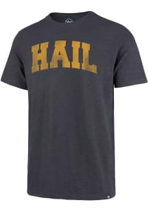 47 Michigan Wolverines Blue Wordmark Style Short Sleeve Fashion T Shirt