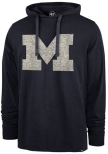 47 Michigan Wolverines Mens Blue Premier Design Fashion Hood