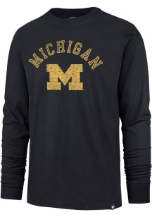 47 Michigan Wolverines Blue Premier Long Sleeve Fashion T Shirt