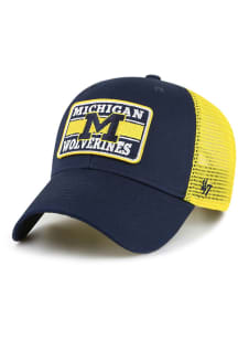 47 Michigan Wolverines Blue Bonus MVP Youth Adjustable Hat