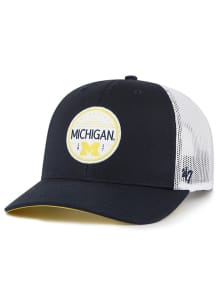 47 Michigan Wolverines Midland Trucker Adjustable Hat - Blue