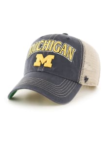 47 Michigan Wolverines Tuscaloosa Clean Up Adjustable Hat - Blue