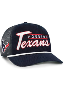 47 Houston Texans Double Header Hitch Adjustable Hat - Navy Blue