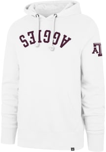 47 Texas A&M Aggies Mens White Headline Upside Down Fashion Hood