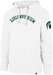 47 Michigan State Spartans Mens White Headline Upside Down Fashion Hood