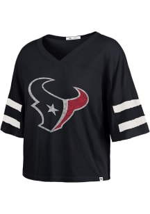 47 Houston Texans Womens Navy Blue Premier Short Sleeve T-Shirt