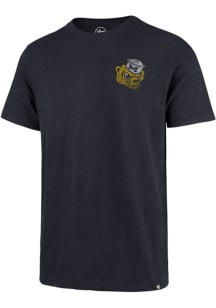 47 Michigan Wolverines Blue Scrum Designed Short Sleeve Fashion T Shirt