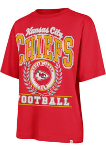 47 Kansas City Chiefs Womens Red Ring Short Sleeve T-Shirt