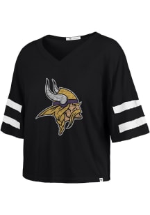 47 Minnesota Vikings Womens Black Premier Short Sleeve T-Shirt