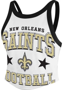 47 New Orleans Saints Womens White Energize Tank Top