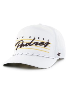 47 San Diego Padres Downburst Hitch Adjustable Hat - White