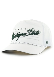 47 Michigan State Spartans Downburst Hitch Adjustable Hat - White