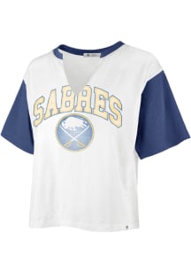 47 Buffalo Sabres Womens White Dolly Short Sleeve T-Shirt