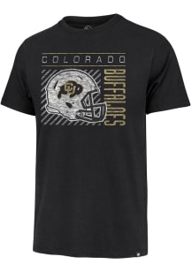 47 Colorado Buffaloes Black Reflex Franklin Football Short Sleeve Fashion T Shirt