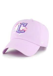 47 Cleveland Guardians Purple Critter Clean Up YTH Youth Adjustable Hat