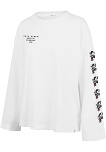 47 Ohio State Buckeyes Womens White Ditto LS Tee