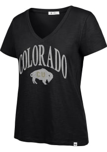 47 Colorado Buffaloes Womens Black Tried and True Short Sleeve T-Shirt