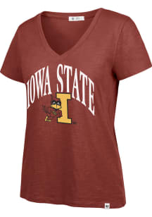 47 Iowa State Cyclones Womens Crimson Tried and True Short Sleeve T-Shirt