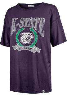 47 K-State Wildcats Womens Purple Flaunt Short Sleeve T-Shirt