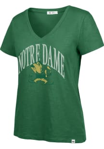 47 Notre Dame Fighting Irish Womens Kelly Green Tried and True Short Sleeve T-Shirt
