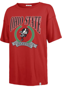 47 Ohio State Buckeyes Womens Red Flaunt Short Sleeve T-Shirt