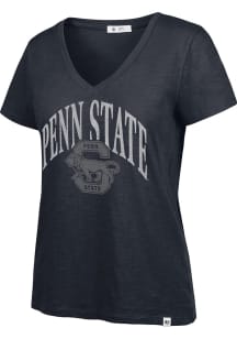 47 Penn State Nittany Lions Womens Navy Blue Tried and True Short Sleeve T-Shirt
