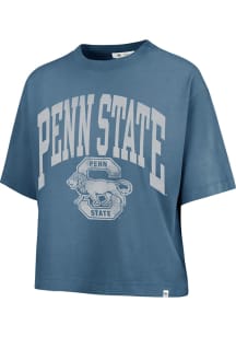 47 Penn State Nittany Lions Womens Navy Blue Shale Montauk Short Sleeve T-Shirt