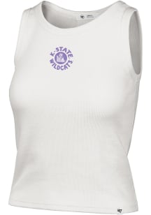 47 K-State Wildcats Womens Ivory ORB Tank Top