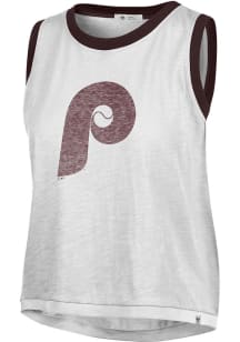 47 Philadelphia Phillies Womens White Premier Tank Top