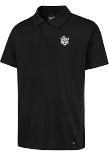 47 LSU Tigers Mens Black Imprint Forward Short Sleeve Polo