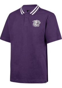 47 K-State Wildcats Mens Purple Knox Rugby Short Sleeve Polo
