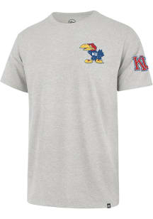 47 Kansas Jayhawks Grey Franklin Fieldhouse Short Sleeve Fashion T Shirt
