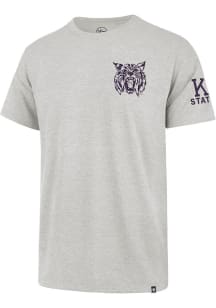 47 K-State Wildcats Grey Franklin Fieldhouse Short Sleeve Fashion T Shirt