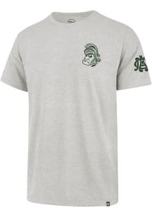 47 Michigan State Spartans Grey Franklin Fieldhouse Short Sleeve Fashion T Shirt