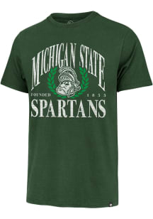 47 Michigan State Spartans Green Pitchout Franklin Short Sleeve Fashion T Shirt