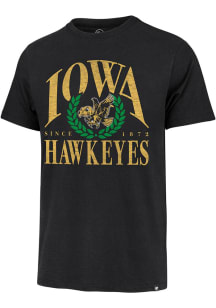 47 Iowa Hawkeyes Black Pitchout Franklin Short Sleeve Fashion T Shirt