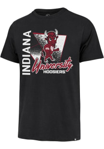 47 Indiana Hoosiers Black Side Arm Franklin Short Sleeve Fashion T Shirt