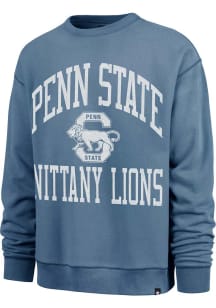 47 Penn State Nittany Lions Mens Blue Wave Rider River Long Sleeve Crew Sweatshirt