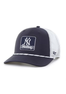 47 New York Yankees Scratch Trucker Adjustable Hat - Navy Blue