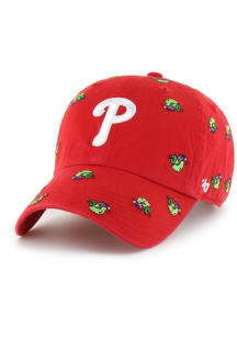 47 Philadelphia Phillies Red Confetti Clean Up Womens Adjustable Hat