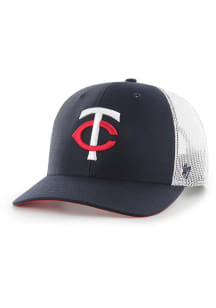 47 Minnesota Twins Trucker Adjustable Hat - Navy Blue