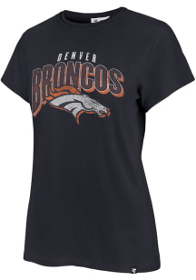 47 Denver Broncos Womens Blue Frankie Short Sleeve T-Shirt