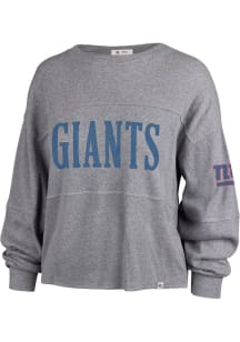 47 New York Giants Womens Grey Jada LS Tee