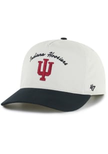47 Indiana Hoosiers Stable Hitch Adjustable Hat - Ivory